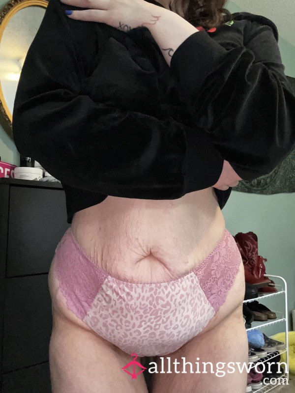 Pink Animal Print Lace HipHugger ( VS