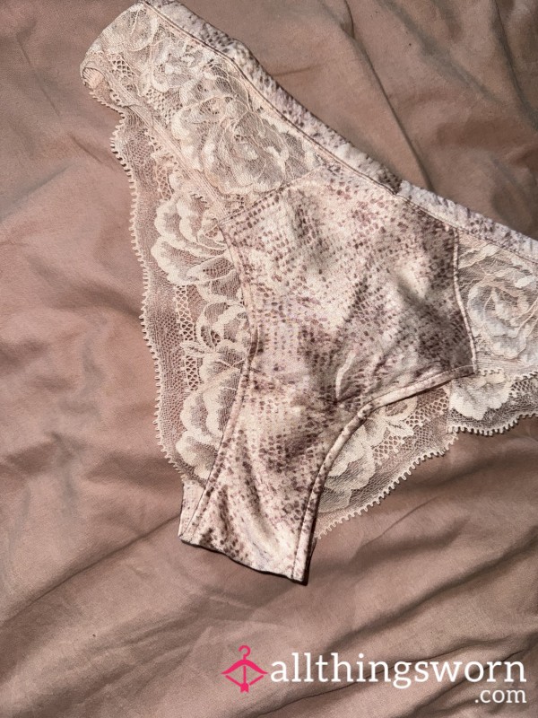 Pink Animal Print Panties