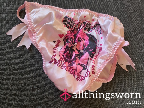 Pink Anime Panty Size Large