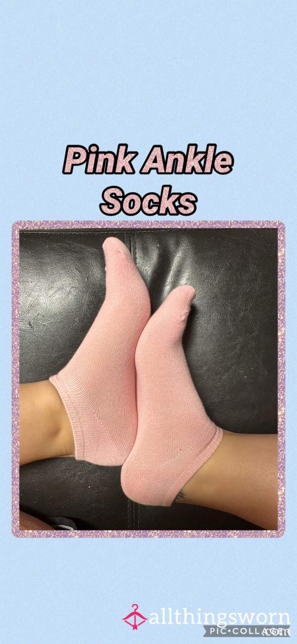 Pink Ankle Socks