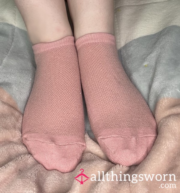 Pink Ankle Socks