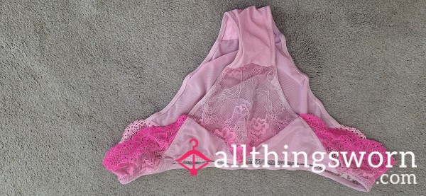 Pink Ann Summers Lace Pants