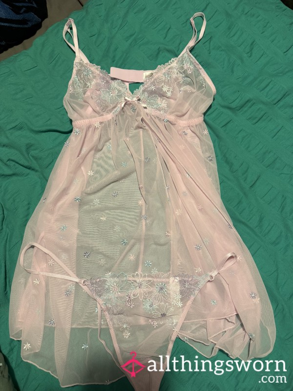 Pink Babydoll Set