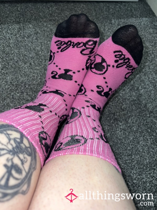 Pink Barbie Socks