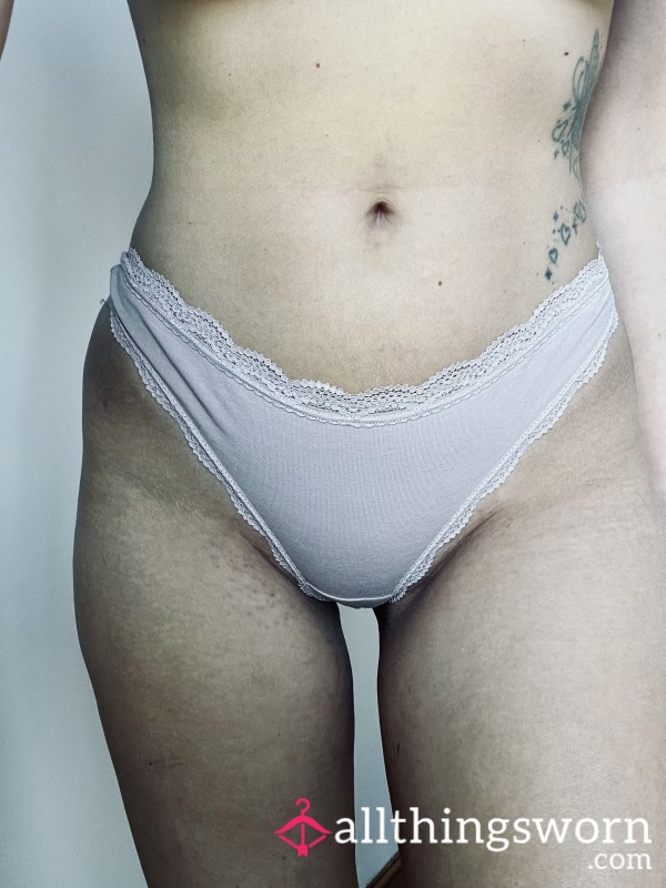 Pink Bargain Bin Cotton Panties – Midnight’s Cheap Thrill 🌸