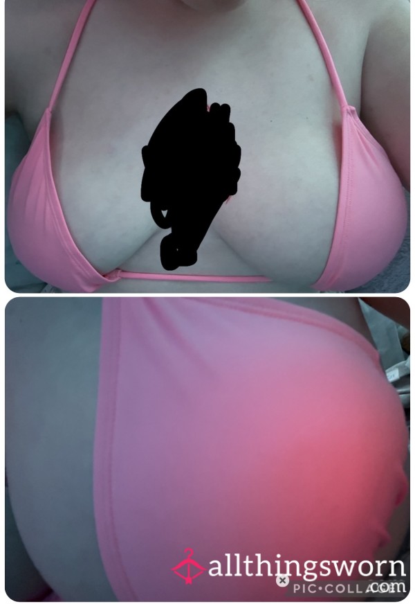 Pink Bikini Top Wear As Bra