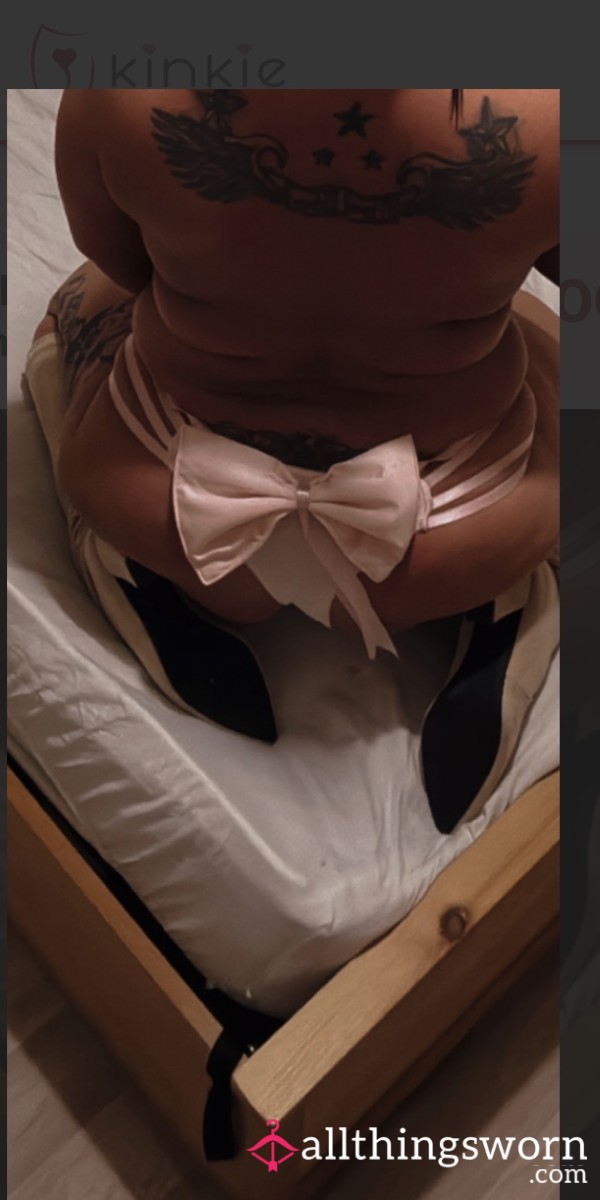Pink Bow Full Back Panties ☺️