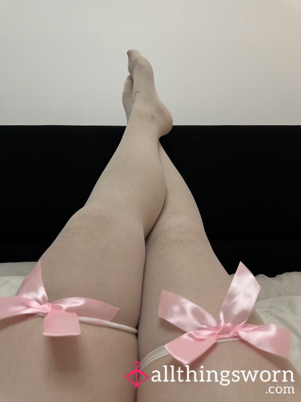 Pink Bow Stocking