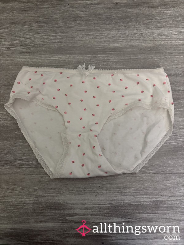 Pink Bow Strawberries Undies