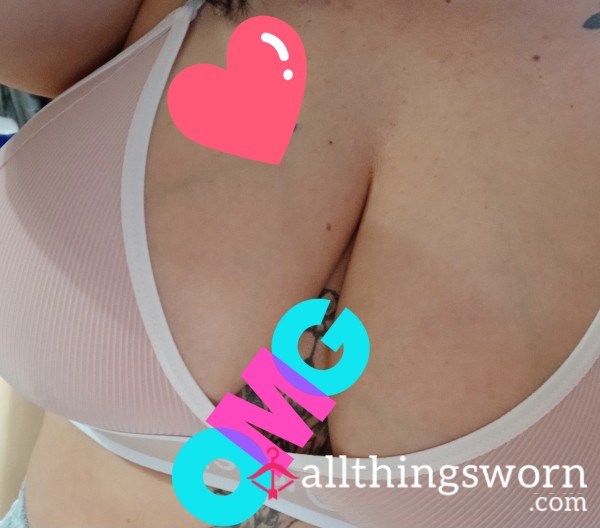Pink Bra , With Sweet Logo