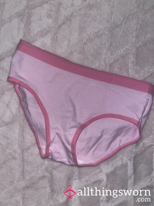 Pink Bunny Peach Cute Panties - Size XS