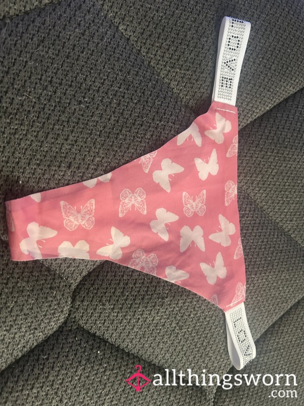 Pink Bu*terfly Thong