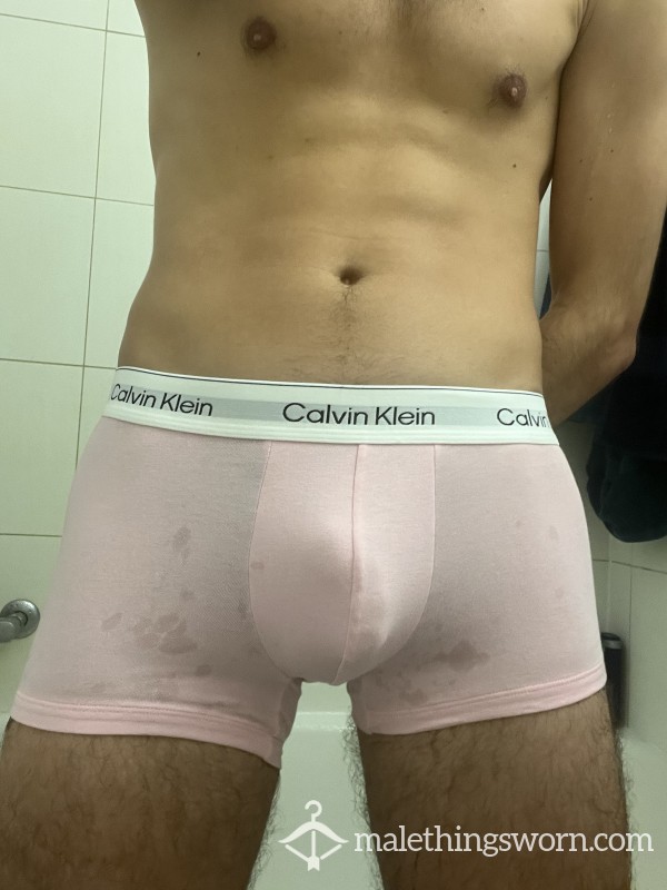 Pink Calvin Klein Briefs 🩷