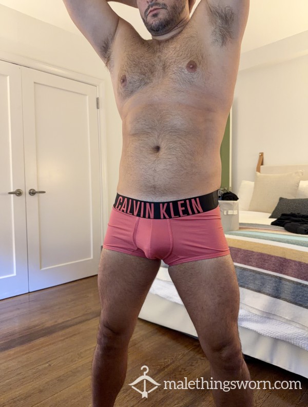 Pink Calvin Klein Square Cut Undies