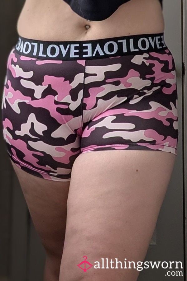 Pink Camo Boxer Briefs
