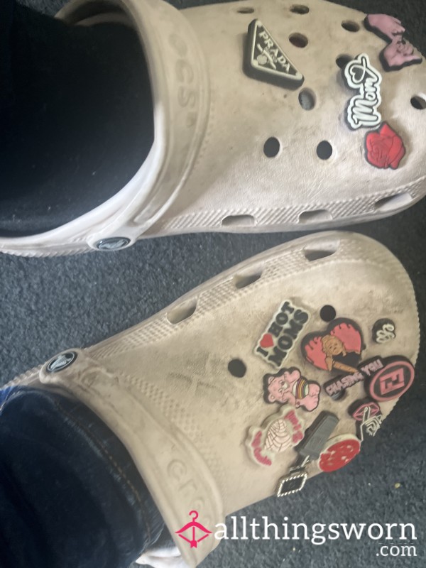Pink Charmed Crocs!