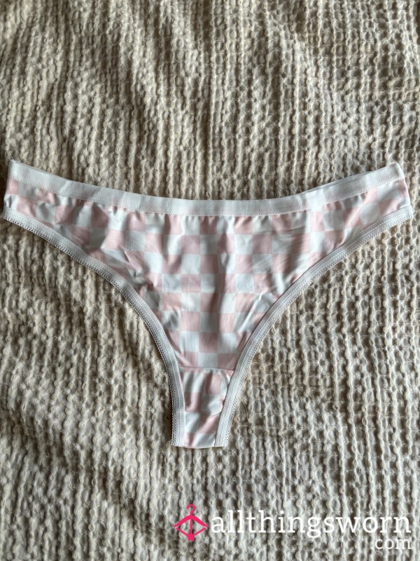Pink CheckerBoard Panties