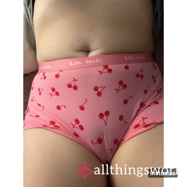 Pink Cherry Boy Shorts 🥰