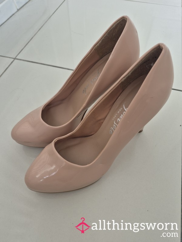 Pink Chunky Heels