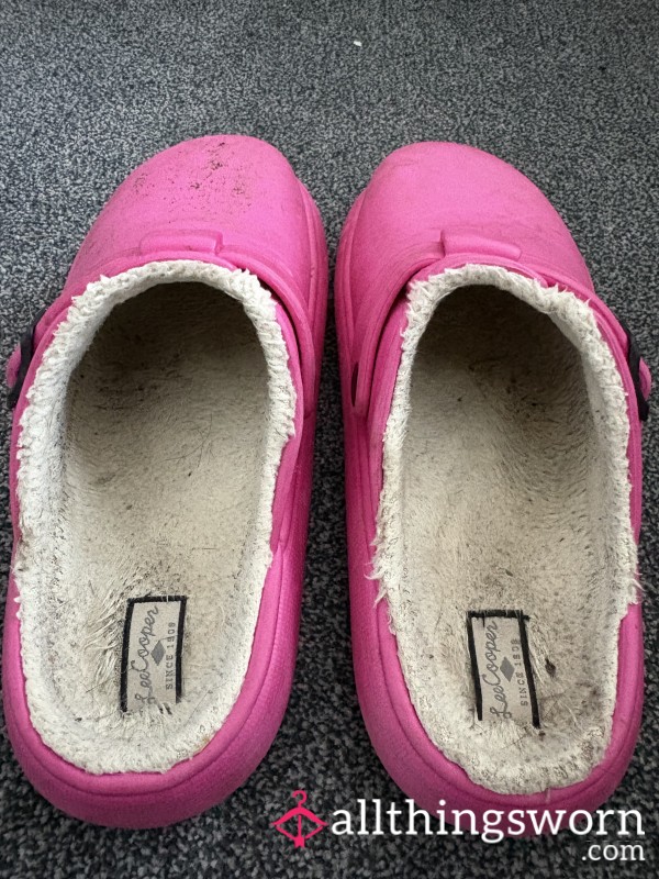 Pink Clog Slippers