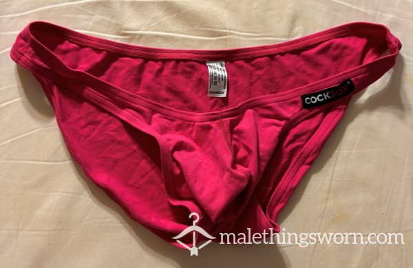 Pink C*ckSox Bikini Briefs Size 40