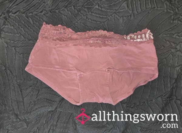 Pink Cotton Boyshorts Panty