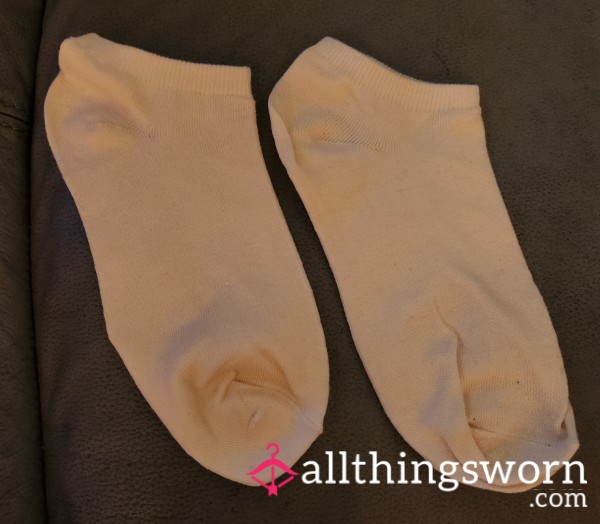 Pink Cotton Ankle Socks
