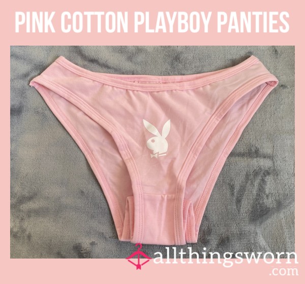 Pink Cotton Playboy Panties🐰
