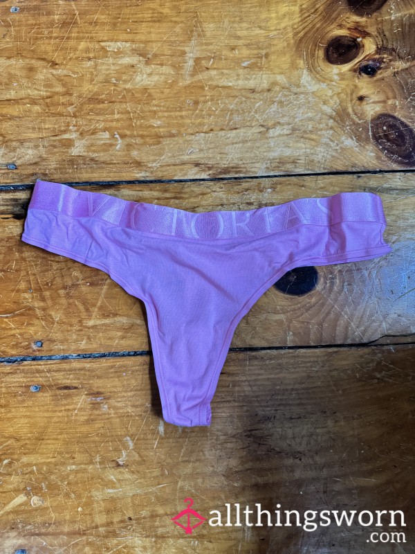 Pink Cotton VS 90’s Logo Thong