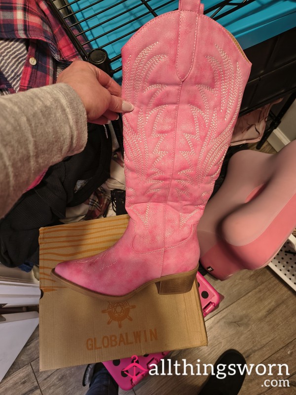 Pink Cowgirl Boots
