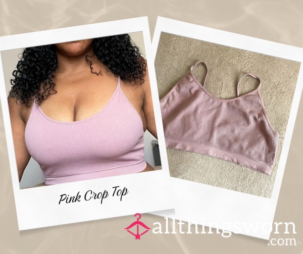 Pink Crop Top