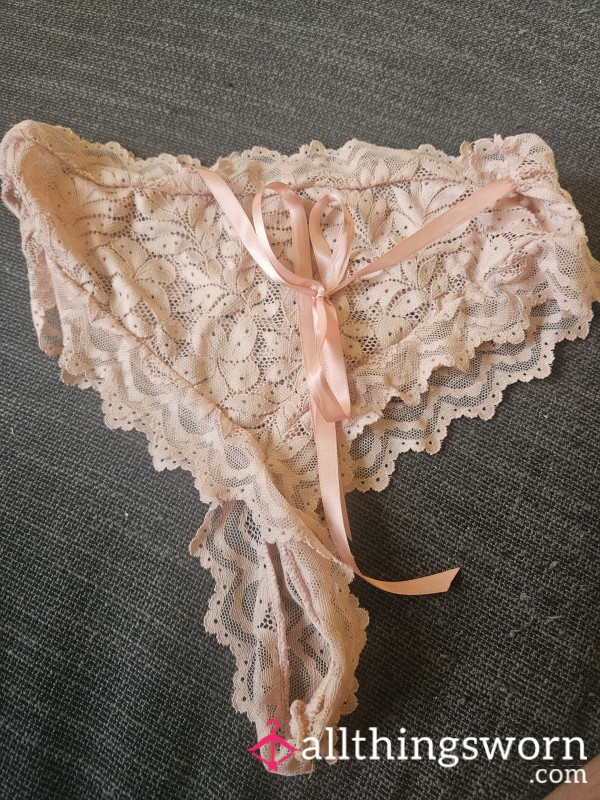 Pink Cute Lace Panties
