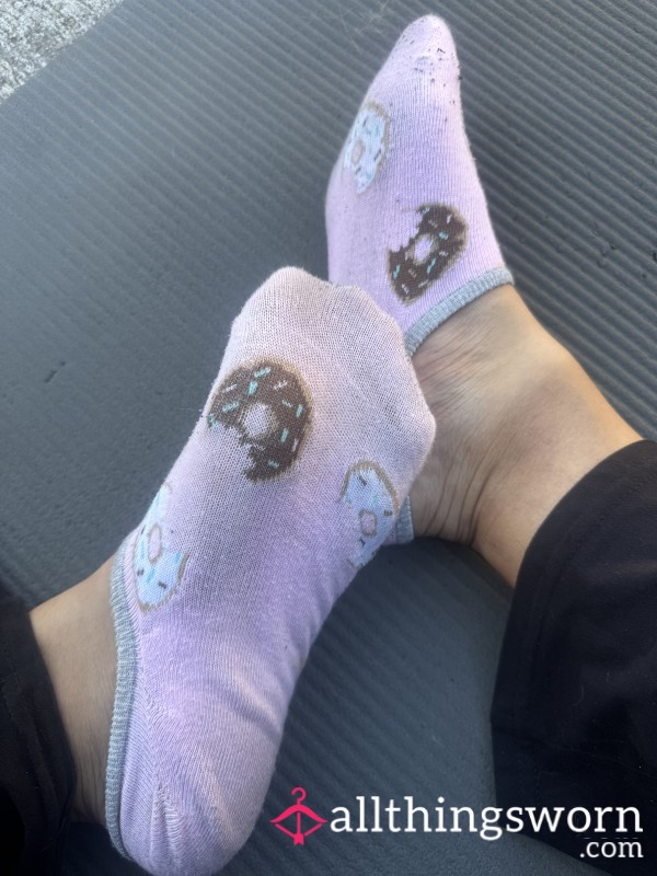 Pink Donut Socks