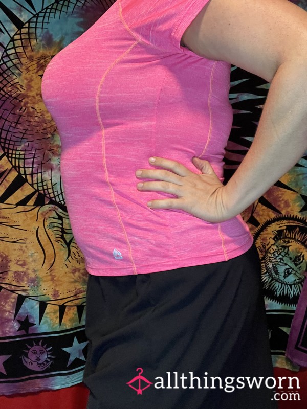 Pink Dri-Fit Material Tee