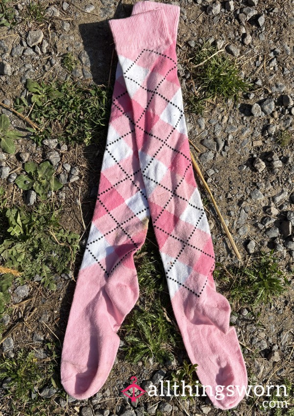 Pink Equestrian Socks