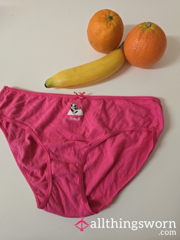 Pink Fill Back Cotton – Worn With A Wink 😉