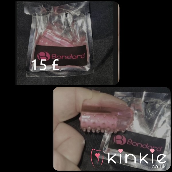 Pink Finger Vibrator Used