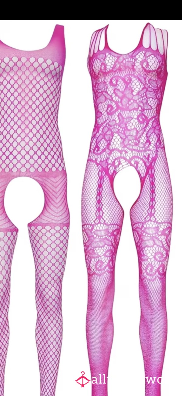 Pink Fishnet Onepiece 🧎‍♂️