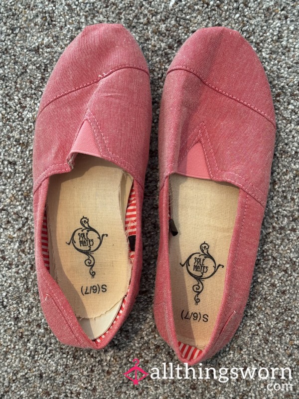 Pink Flats - Knockoff Toms