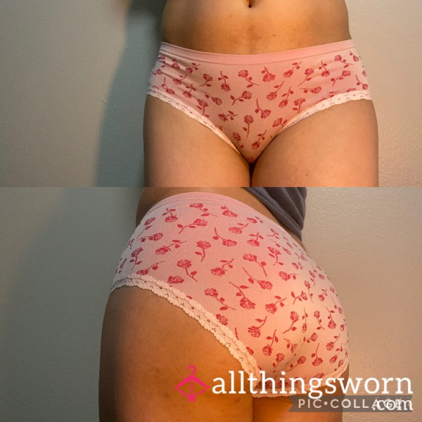 Pink Flor*l Hiphugger