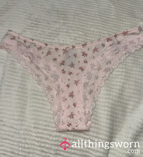 Pink Flor*l Panties
