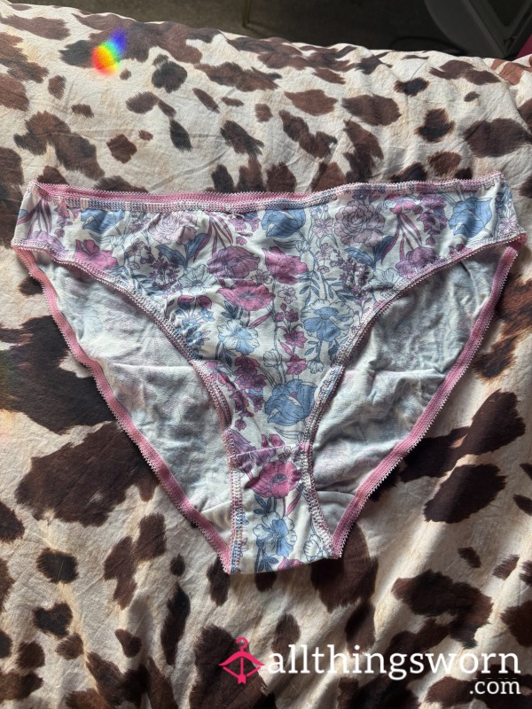Pink Flower Panties