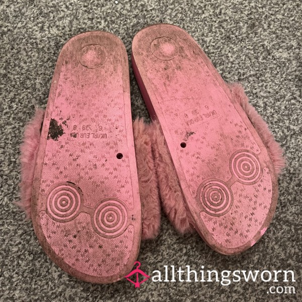 Pink Fluffy Sliders