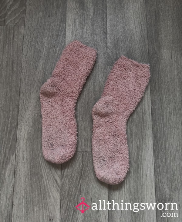 Pink Fluffy Socks