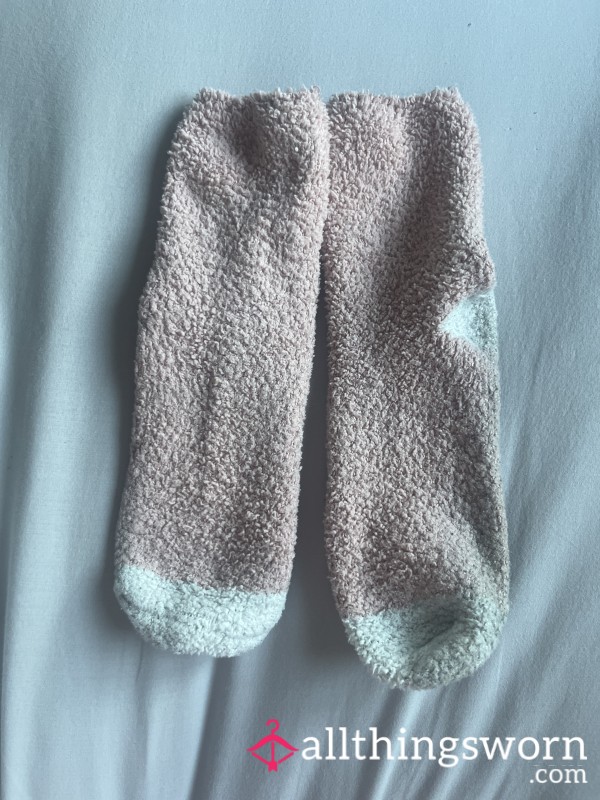 Pink Fluffy Socks