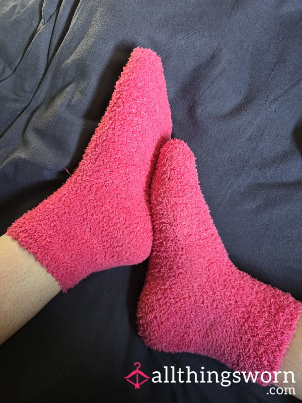 Pink Fluffy Socks