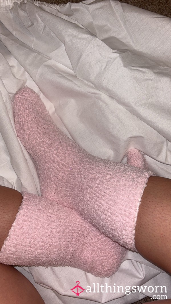Pink Fluffy Socks