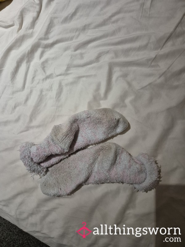 Pink Fluffy Socks