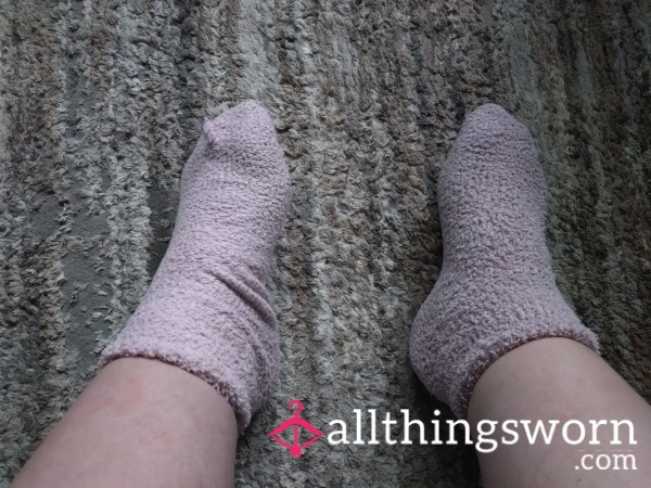 Pink Fluffy Socks