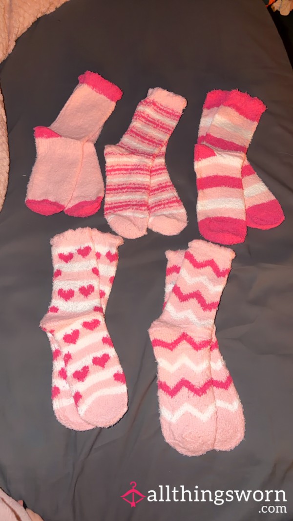 Pink Fluffy Socks 🥰
